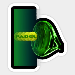 Pádel sport 9 green Sticker